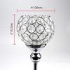 2Pcs Tall Crystal Candle Holders Chamberstick for Anniversary Celebration Mother's Day Table Centerpieces view 3