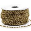 Factory Direct Craft Package of 2 Pieces Gold Metallic Fused String Pearl Beads for Holida Decorations and Crafting view 1