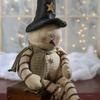 Sweet Weighted Primitive Burlap Snowman Dolls by Factory Direct Craft - Case of 12 Rustic Plump Snowmen for Christmas Decorations and Holiday Gifting view 3