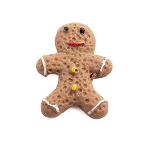 Factory Direct Craft Package of 12 Pieces Miniature Gingerbread Man for Holida Decorations and Crafting