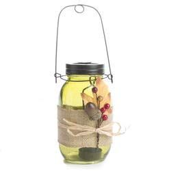 Bulk Case of 12 Fall Harvest Mason Jar Tea Light Candle Holder for Holiday Decorations and Crafting