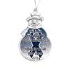 Colon Cancer Awareness Believe Christmas Ornament Choose Snowman Snowflake Bulb (Snowman) view 1