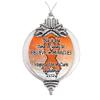 Leukemia Awareness Believe Christmas Ornament Choose Snowman Snowflake or Bulb (Bulb) view 1