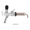 AnEssOil Adjustable Beer Tap Faucet Control Faucet with 4inch Shank Tap Kit Stainless Steel Beer Faucet for Homebrew Draft Beer view 2