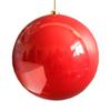 1 Piece Bright Christmas Tree Ornaments Ball Decorative Holiday Ornaments Ball Electroplating Hanging Christmas Ball Ornaments (12CM) (Red) view 1