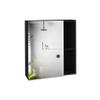 Tuhome Labelle Medicine Cabinet with Mirrored Single Door, Five Internal Shelves, Open Display Storage and Modern Wall-Mounted Design for Organized, Accessible and Stylish Bathroom Essentials Managem view 1