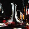 Crystal Glass Wine Decanter Lead-Free Wine Decanter Aerator Hand Blown Classic Wine Breather Carafe for Red Wine, Cognac, Bourbon, Scotch, Irish Whiskey-b 1.1l view 1