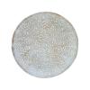De Kulture Handmade Decorative Plate White Gold Finish Iron Tray, Ideal Centerpiece for Home Dcor Table Floral Decoration in Wedding Engagement Christmas Holiday Party, 9X1.0 (DH) Inches view 4
