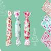 Maya Star 500 Sheets Parchment Nougat Making Wrappers Candy Twisting Sweet Wax Paper Sugar Candy Wrapping Paper 5x3.5Inch(Red Christmas) view 3