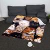3D Cat Coral Fleece Throw Blanket, Lightweight Cozy Bed Couch Blanket, Super Soft Throw Blanket Custom Design (Size : 150200cm-5978.7inch) view 2