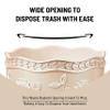 Popular Bath 942668 Rose Vine, Waste Basket, Beige-Taupe view 3