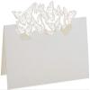 Inzopo 50 Butterflies Laser Cut Name Place Cards Wedding Guest Table Cards White by Generic view 3