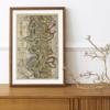 Sheet 7-1944 Mississippi River Map - River House Decor Wall Art Gifts - Harold Fisk Ancient River Meander Alluvial Valley Poster Mississipi Mississ Missipi 11x16 inches Unframed. view 3