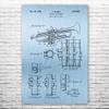 Trumpet Poster Print, Trumpet Design, Jazz Art, Music Class Decor, Music Teacher Gift, Trumpet Decor, Marching Band Gift Blue Steel (24 inch x 36 inch) view 1