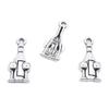 1310 Pieces Antique Silver Plated Jewelry Charms GY04587 Glass Goblet Wine Cup view 1