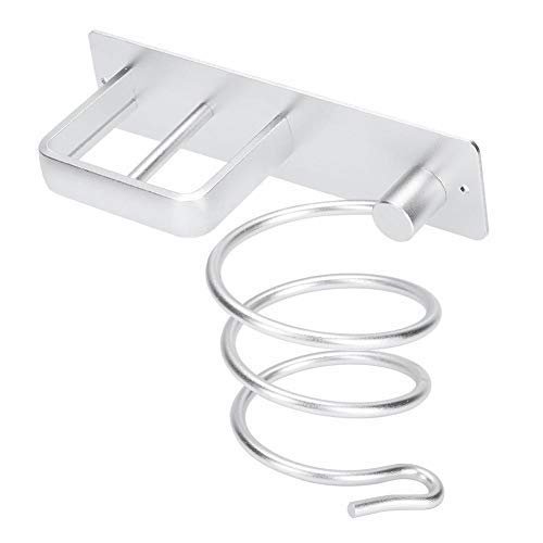 Aluminum Wall Mount Hair Care Hot Styling Tool Storage Organizer Shower Caddy Hair Dryer Flat Irons Curling Wands Hair Straighteners Holder Racks for College Dorm Bathroom Toilet