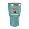 Australian Shepherd Lover Cup - 3 Things Don't Mess with - 30oz Teal Tea, Coffee Tumbler view 1