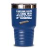 Harmonica Tumbler for Daughter from Mom Harmonica Player Musician Travel Mug for Harmonica Lover Music Coffee Cup view 1
