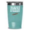 Harmonica Tumbler for Daughter Birthday Gift from Mom Harmonica Player Gift for Musician Tea Cup Music Gift for Harmonica Lover Christmas Gift for Men view 1