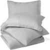 Bedding Castle Egyptian Cotton 1 Piece Comforter Duvet Cover Full Size - 1Pc (1pc Comforter Duvet Cover), Hotel Quality 800 TC,Silver Gray, (90"x90") view 1