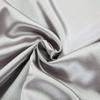 Comfort Bed Store Luxurious Soft Silky Satin 6 Piece (1 Comforter + 1 Duvet Cover + 4 Pillow Cases) Comforter Set, Silver, Olympic Queen view 4