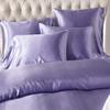 Comfort Bed Store Luxurious Soft Silky Satin 6 Piece (1 Comforter + 1 Duvet Cover + 4 Pillow Cases) Comforter Set, Lilac, Olympic Queen view 3