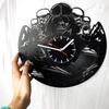 Vinyl Wall Clock Compatible with Darth Vader Made of Vinyl Record Decor Handmade Design - Gifts idea Birthday, Wedding, Anniversary, Women, Men, Friends, Girlfriend Boyfriend and Teens view 2