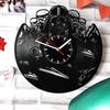 Vinyl Wall Clock Compatible with Darth Vader Made of Vinyl Record Decor Handmade Design - Gifts idea Birthday, Wedding, Anniversary, Women, Men, Friends, Girlfriend Boyfriend and Teens view 4