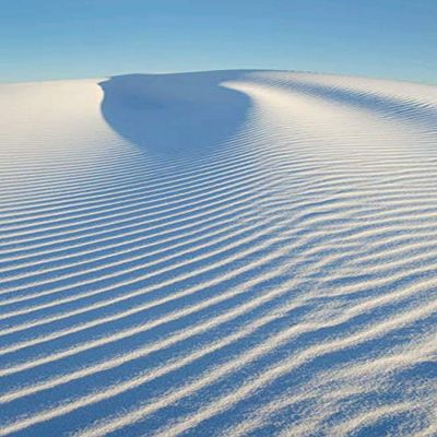 Posterazzi PDDUS32AMA0004LARGE Ripple Patterns in Gypsum Dunes, White Sands National Monument, New Mexico Photo Print, 24 x 36, Multi
