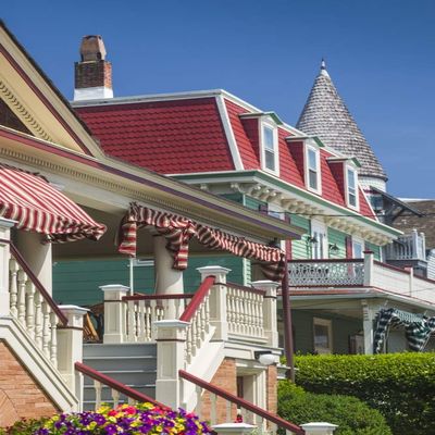 Posterazzi PDDUS31WBI0274LARGE USA, New Jersey, Cape May. Victorian House Detail Photo Print, 24 x 36, Multi