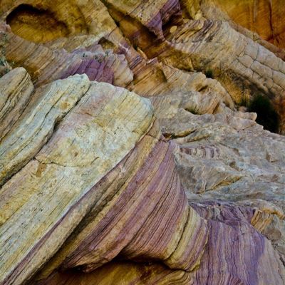 Posterazzi PDDUS29MHE0103LARGE Colorful Rocks, Rainbow Vista, Valley of Fire State Park, Overton, Nevada, USA Photo Print, 24 x 36, Multi