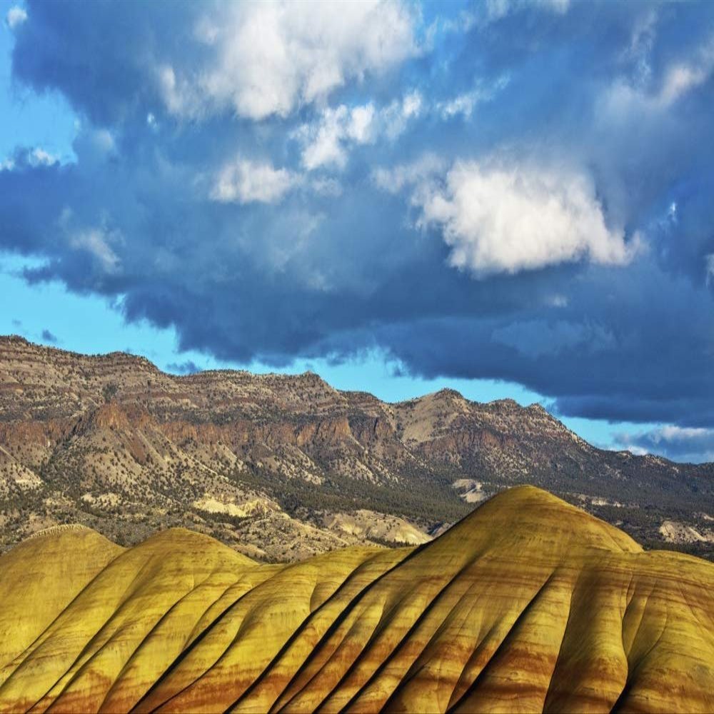 Posterazzi PDDUS38MHE1092LARGE Painted Hills, John Day Fossil Beds, Oregon, USA Photo Print, 24 x 36, Multi