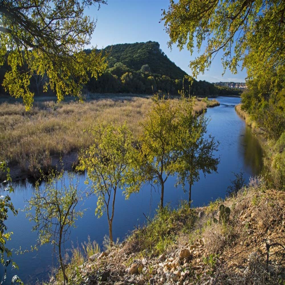 Posterazzi PDDUS44LDI2601LARGE Brazos River Below Possum Kingdom Lake from Highway 16 Photo Print, 24 x 36, Multi