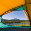 Posterazzi PDDUS38SWR0061LARGE View Through Tent, South, Sparks Lake, Three Sisters Wilderness, Eastern Oregon Photo Print, 24 x 36, Multi view 1