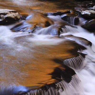 Posterazzi PDDUS43JWL0209LARGE USA, Tennessee. Cascades Along The Little River in The Smoky Mountains Photo Print, 24 x 36, Multi