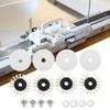 [Xmas Present]Jarchii for Silver Reed SK280, Knitting Machine Round Brush Cover, 16pcs Professional Round Brush Brush Cover Washer Screw Replace Parts for Silver Reed SK280 SK840 SK580 Knitting M view 3