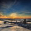 Posterazzi PDDUS31BJY0035LARGE USA, New Jersey, Cape May National Seashore. Sunrise on Winter Shoreline Photo Print, 24 x 36, Multi view 1