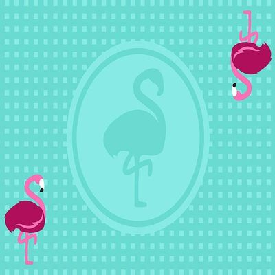 Posterazzi PDXMVRC353ALARGE Flamingo Placemat Two Photo Print, 36 x 24, Multi
