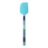 French Bull Easy Grip Melamine Handle Silicone Non-stick Heat Resistant BPA-free Chef Kitchen Utensils for Cooking, Mixing, Baking - Blue, Spatula view 1