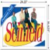 Trends International Seinfeld - Logo Wall Poster, 14.725" x 22.375", White Framed Version view 3