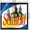 Trends International Seinfeld - Logo Wall Poster, 14.725" x 22.375", Black Framed Version view 3