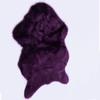Luxury Soft Faux Sheepskin Chair Cover Seat Pad Shaggy Bedroom Carpet Plush Fur Area Rugs 2 x 3 (Purple) view 1