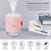Portable Mini Cool Mist Humidifier, 500ml USB Personal Desktop Humidifier for Baby Bedroom, Travel, Office, Home - Auto Shut-Off, 2 Mist Modes, Super Quiet (Pink) view 2