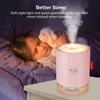 Portable Mini Cool Mist Humidifier, 500ml USB Personal Desktop Humidifier for Baby Bedroom, Travel, Office, Home - Auto Shut-Off, 2 Mist Modes, Super Quiet (Pink) view 3