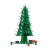 Taidacent Christmas Tree Soldering Kit Colorful LED Flash Tree Parts Electric Welding Kit DIY Parts Soldering Electronic Components (Seven-Color lamp Parts + Power Head) view 1