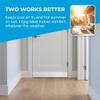Suptikes 2 Pack Door Draft StopperDoor Sweep for Exterior & Interior Doors,Door Bottom Seal Dust and Noise Insulation Weather Stripping Draft Guard Insulator, 2" W x 39" L,White view 2