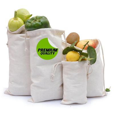 ecogreentextiles Sachet Bags with Drawstring Closure (2x3 in 200 pcs) 145 GSM Durable & Customizable cotton bag, Spice Bags for Cooking, Sachet Bags Empty and spice bags for storage for easy usage