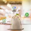 ecogreentextiles Sachet Bags with Drawstring Closure (12x20 in 25 pcs) 145 GSM Durable & Customizable cotton bag, Spice Bags for Cooking, Sachet Bags Empty and spice bags for storage view 2