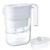 Waterdrop PT-05W Water Filter Pitcher, 7-Cup Capacity, NSF Certified, 5X Longer Filter Life, Up to 200 Gallons, for Fridge, Countertop, and Gift Giving, Reduces PFOA/PFOS, Chlorine, White view 1