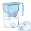 Waterdrop PT-05B Water Filter Pitcher, 7-Cup Capacity, NSF Certified, 5X Longer Filter Life, Up to 200 Gallons, for Fridge, Countertop, and Gift Giving, Reduces PFOA/PFOS, Chlorine, Blue view 1